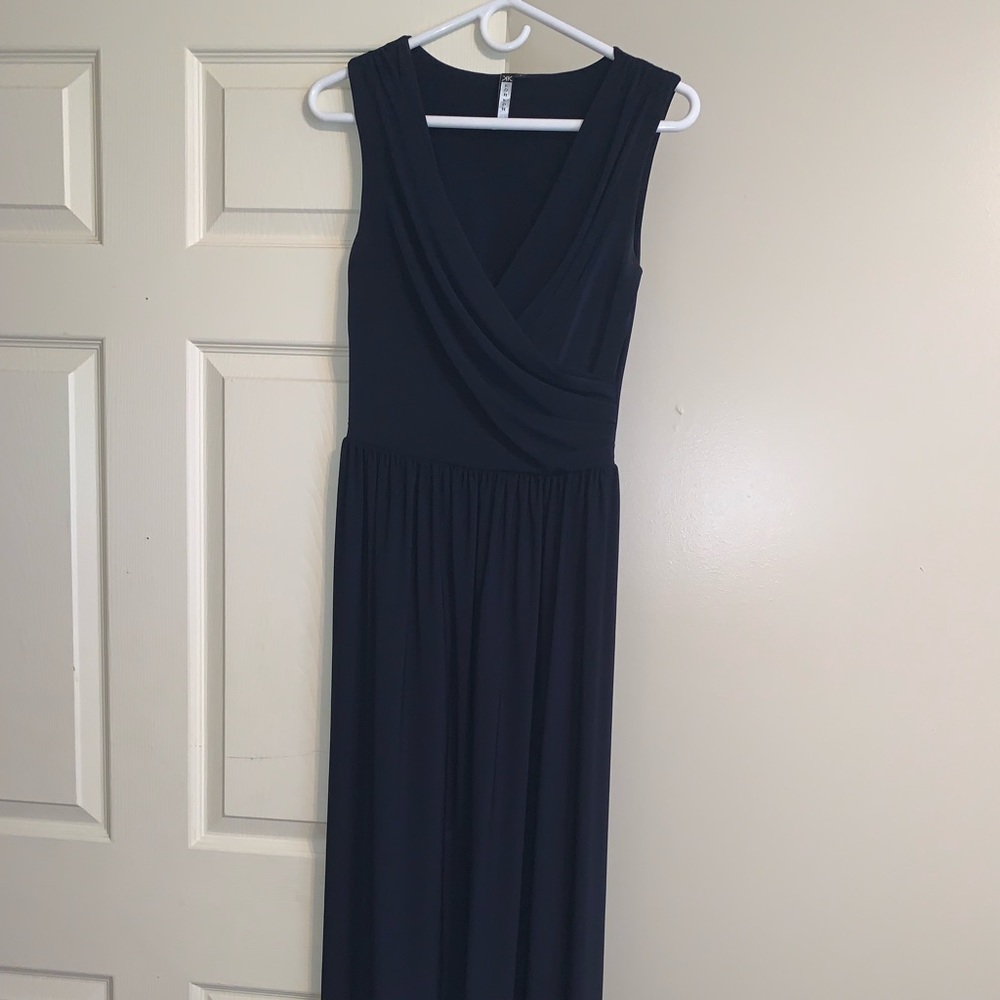 Long Navy Dress